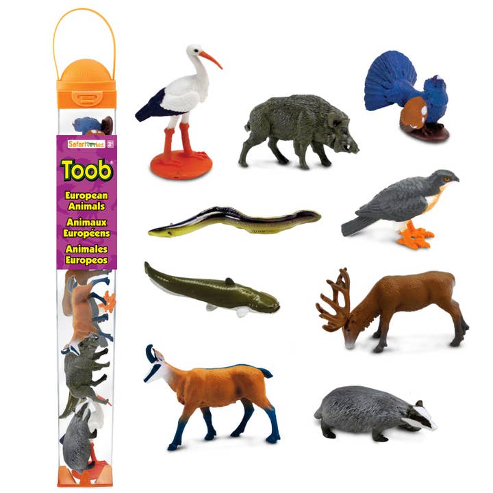 Safari Ltd. - Wholesale Figurine Toy - Kids - European Animals TOOB