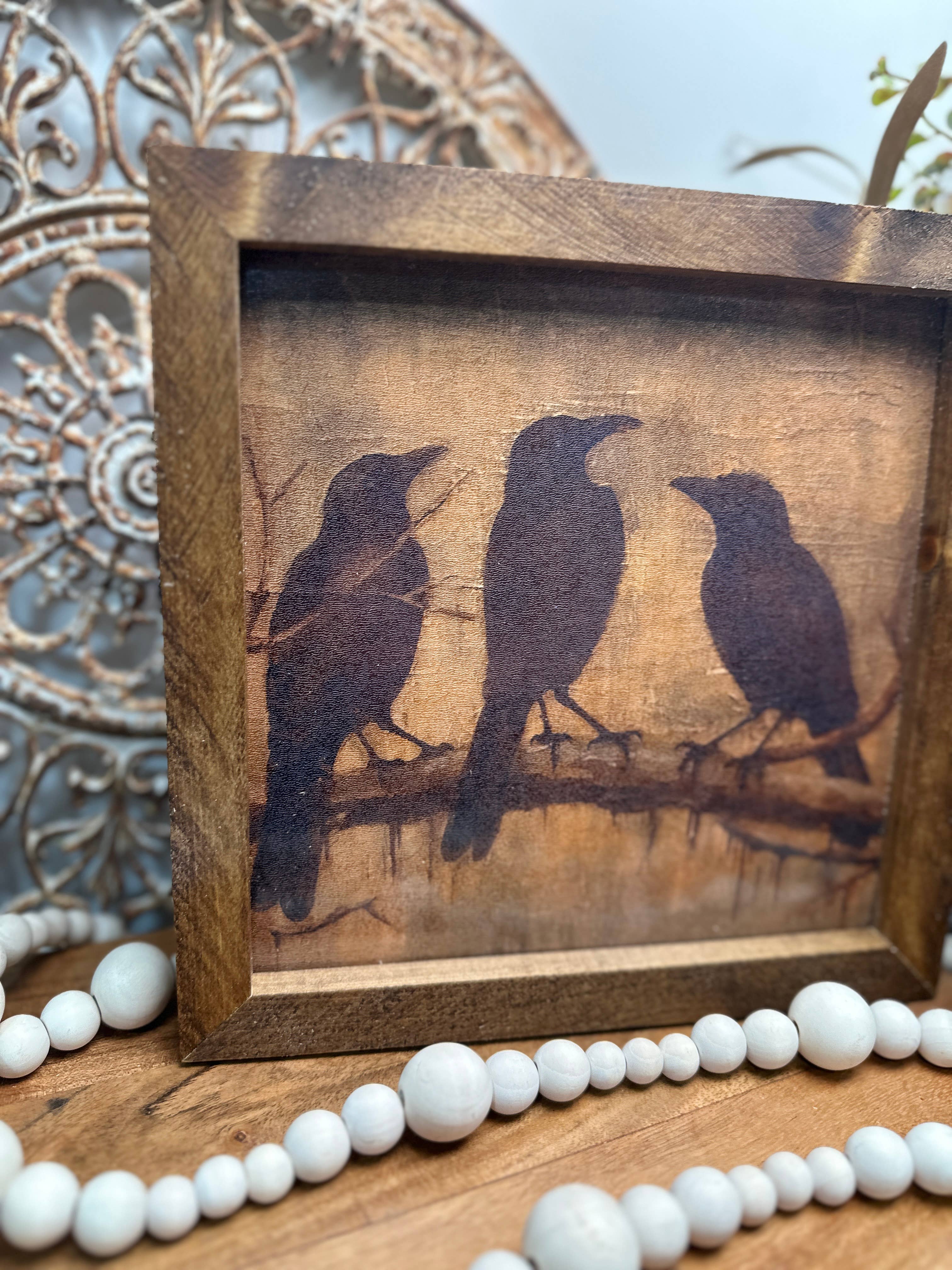 The Broken Board - Wholesale Art Print - Crows, Halloween decor, Fall Decor4
