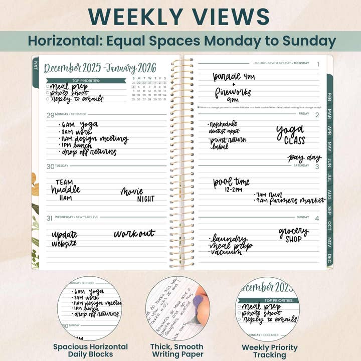 bloom daily planners - Wholesale Planner - 2026 Soft Cover Planner - 5" x 8" size27