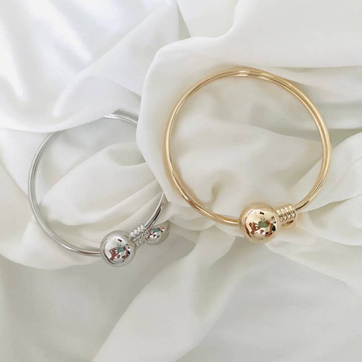 Housegoldjewelry – Engroshandel Manchetarmbånd – Dobbelt bolden armbånd, åben Cuff armbånd, bolden ende Cuff armbånd4