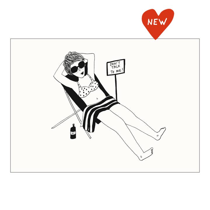 postcard don't talk to me for wholesale by helen b