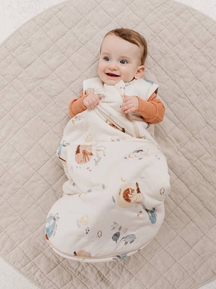 Tencel Sleep Bag 2.5 TOG - Cozy Forest for wholesale by Loulou Lollipop