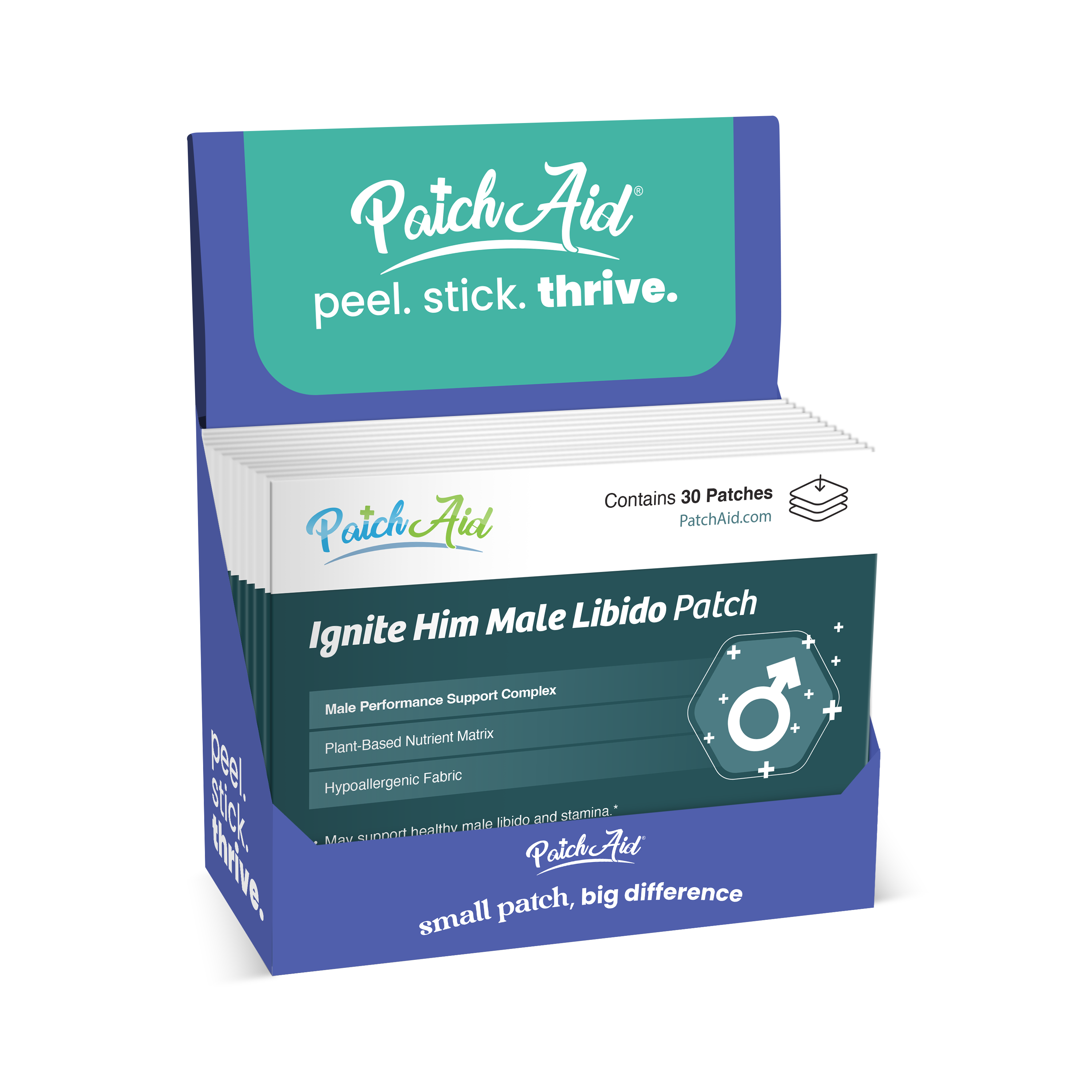 PatchAid - Wholesale Oral supplement/vitamin - Ignite Him Patch - Male Vitality & Performance0