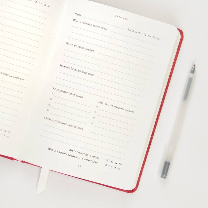 Strategy Journaling Co – wholesale Journal/diary – The Date Book Dating Journal2