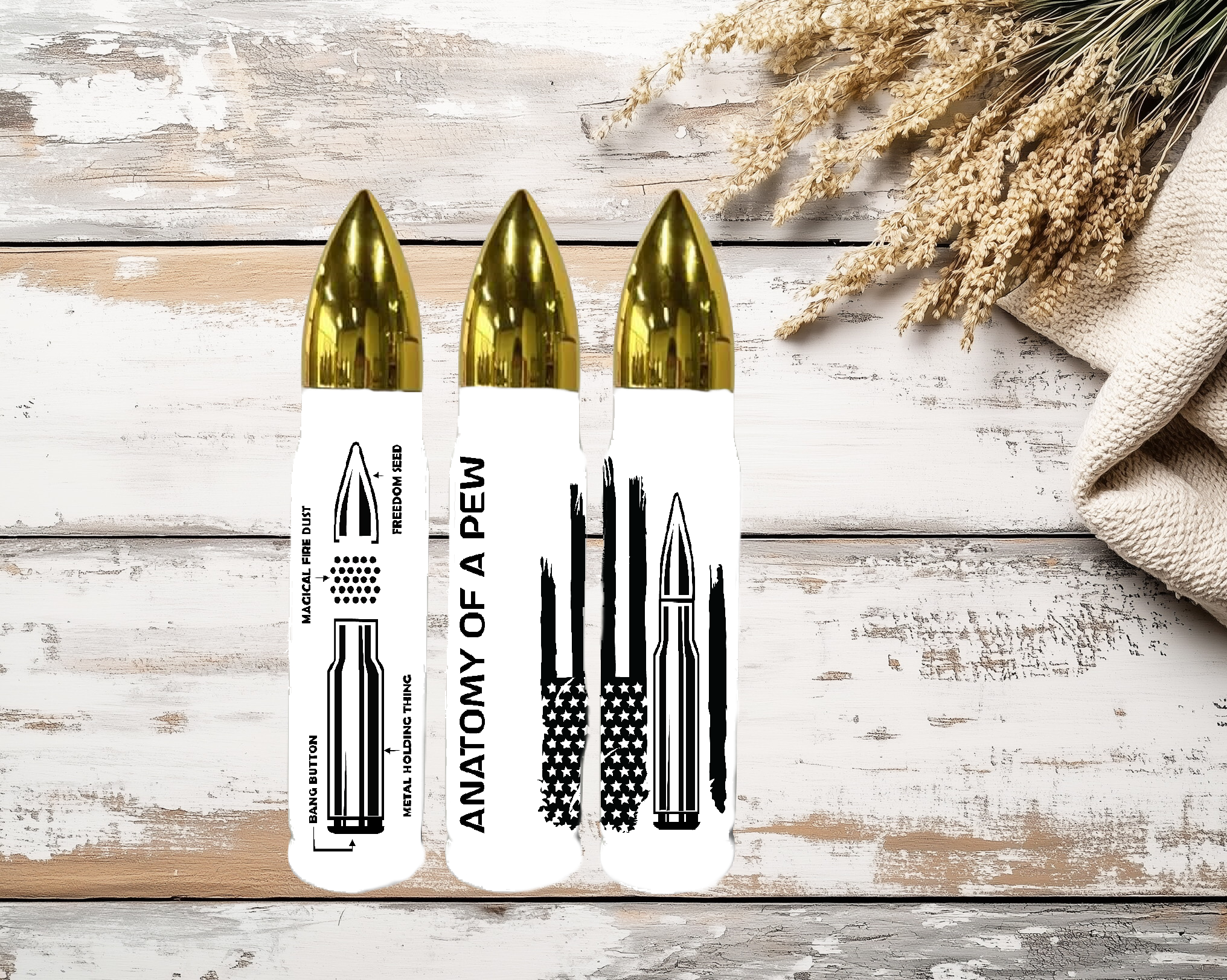 Justified Madness1 - Wholesale Insulated Mug/Tumbler - Anatomy Of The Pew 17oz Bullet Tumbler Physical Item2