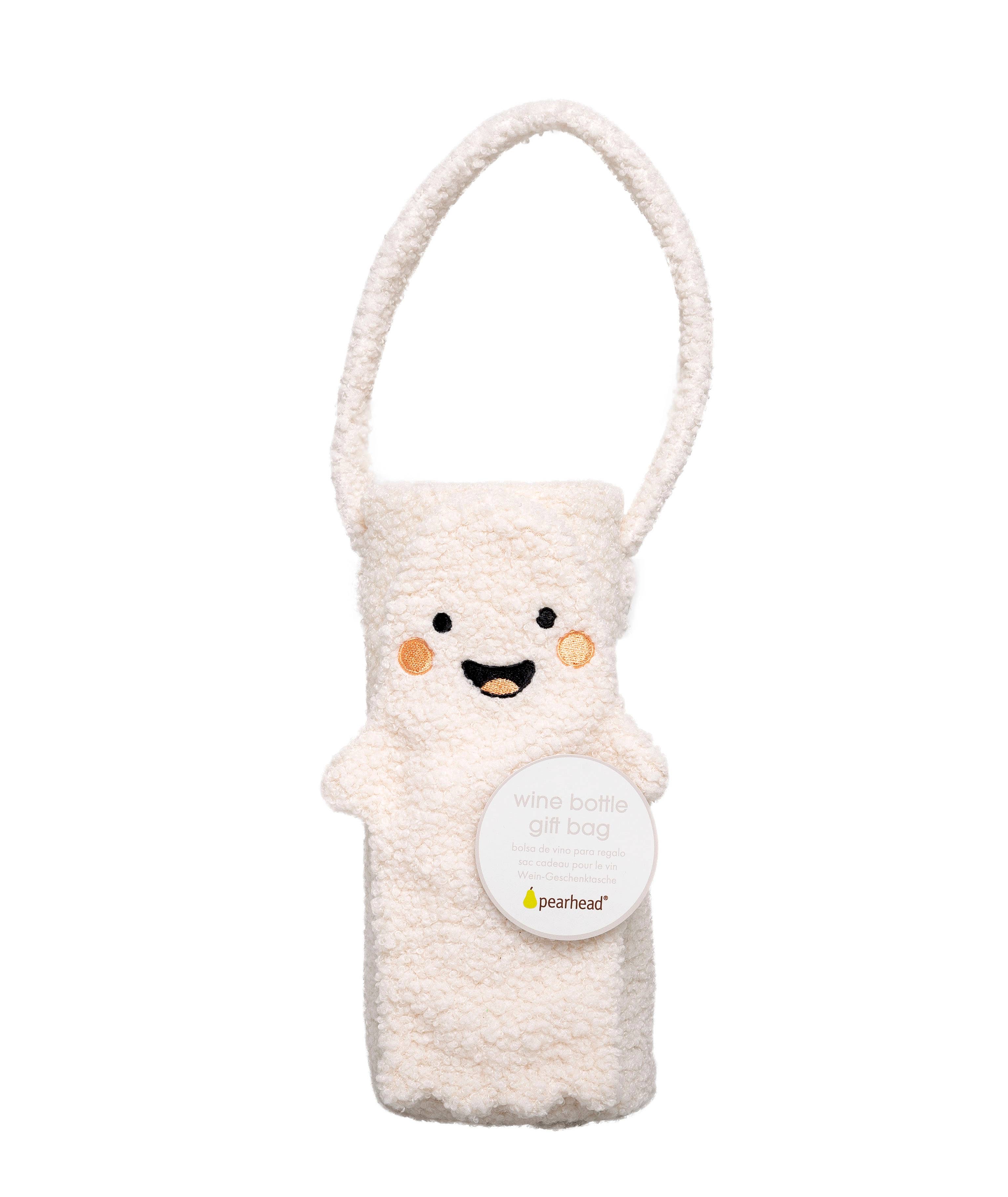 Pearhead - Wholesale Wine Gift Bag - Ghost Sherpa Wine Bottle Gift Bag, Hostess Gift6