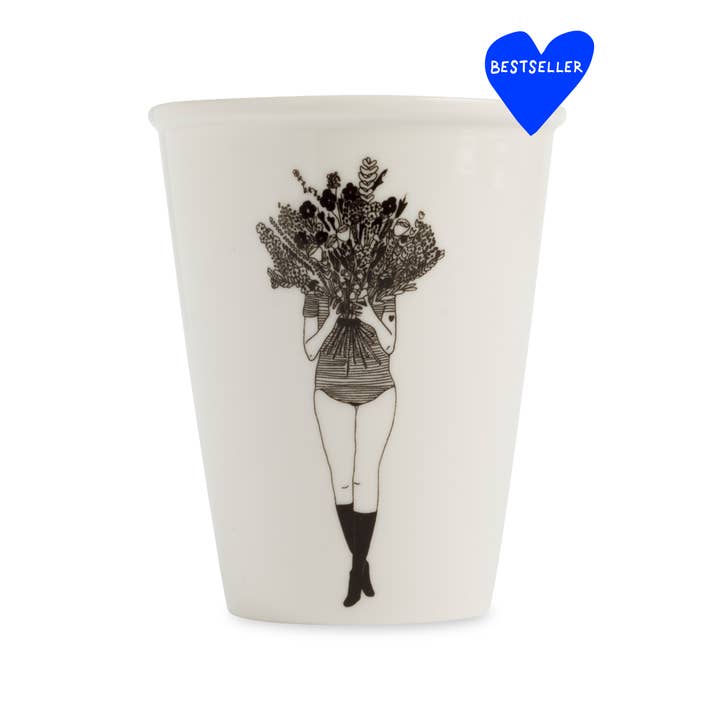 helen b - Wholesale Drinking Glass/Cup - cup flower girl