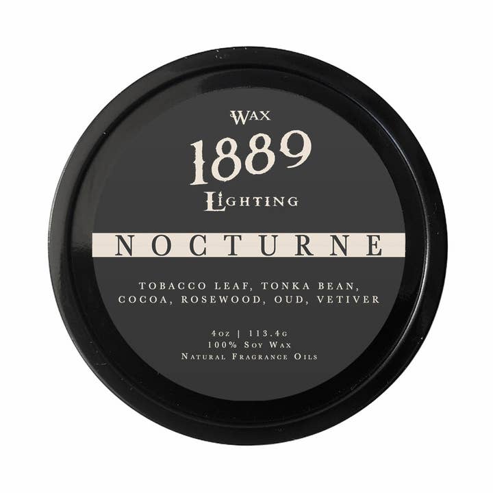 Nocturne 113g dåselys for engroshandel hos 1889 Wax Lighting