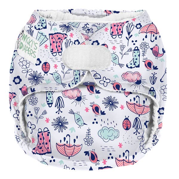 Pañal de bolsillo H&L de Nicki's Diapers, llueva o haga sol para venta al por mayor de Nicki's Diapers (Planetwise Wholesale)