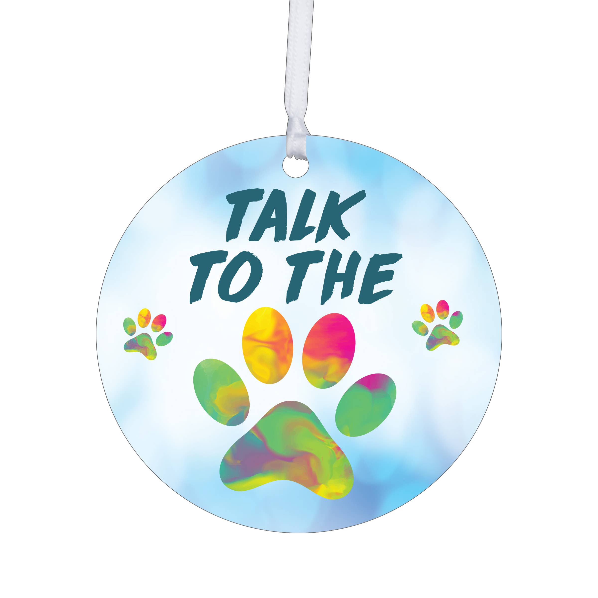 LifeSong Milestones - Wholesale Ornament - Pet Everyday Pawprint Home Decor: Talk To The Paw Ornament