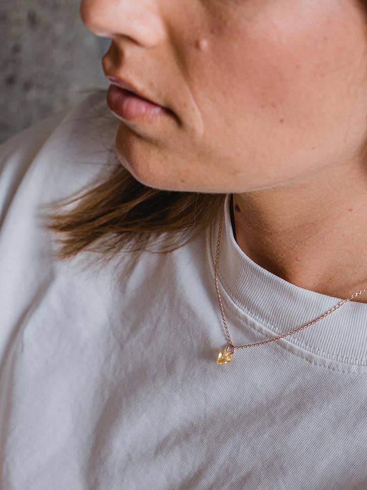 Stone chain citrine for wholesale by House of Klunkar