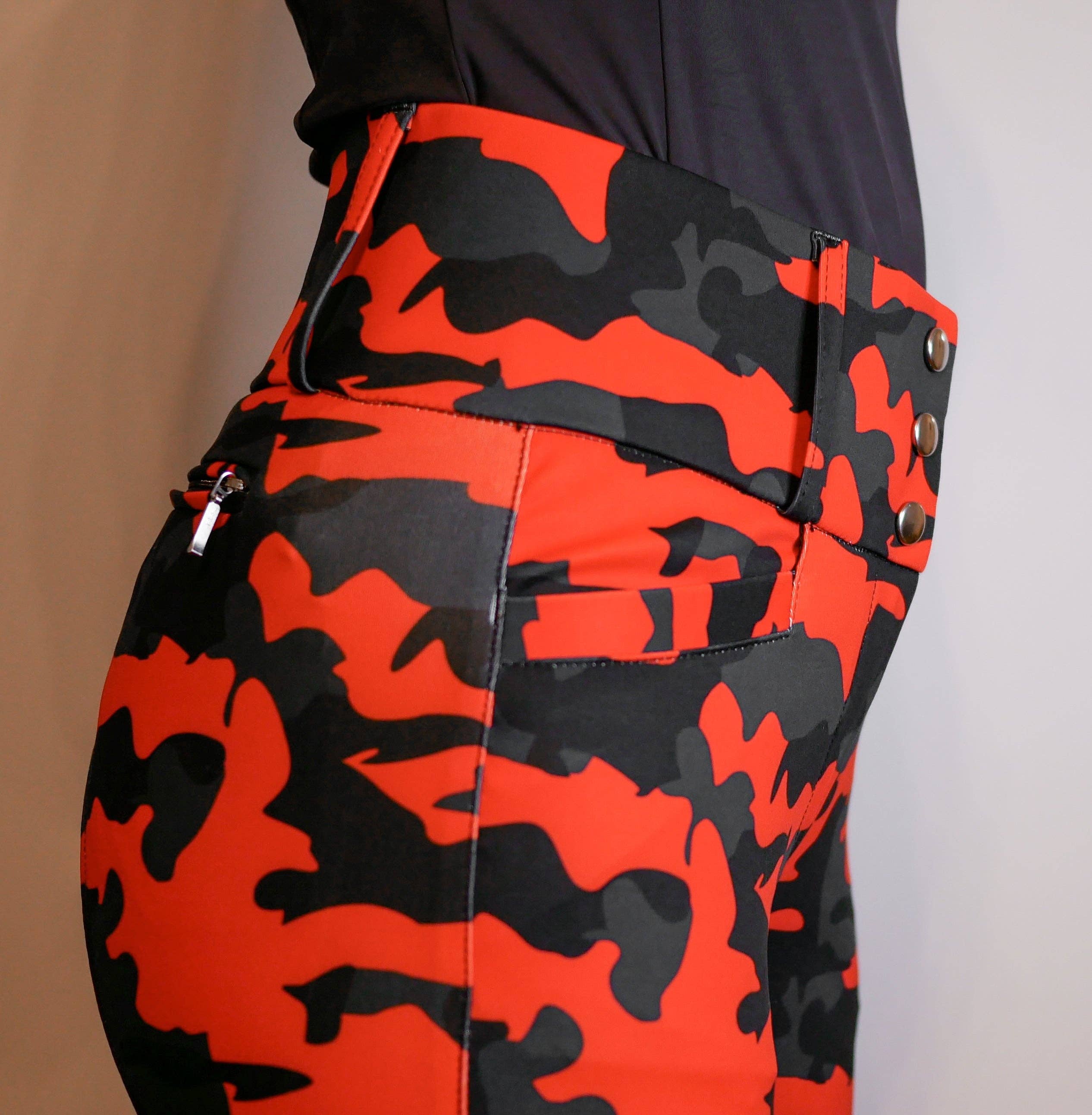 Evitoc Equestrian - Vendita all'ingrosso Pantalone - Donna - Breeches Evitoc Red Camou4