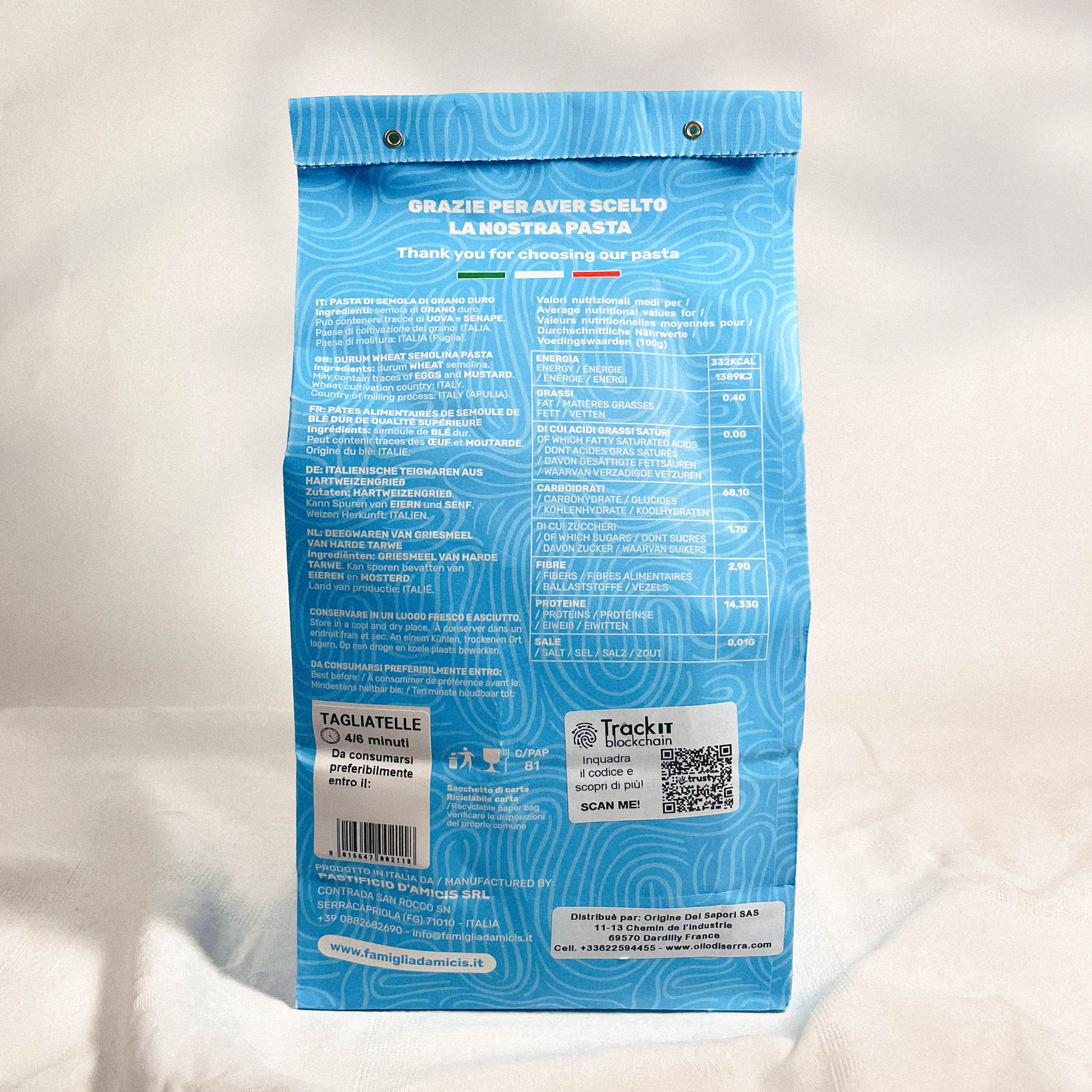 OLIO DI SERRA - Wholesale Pasta - *Tagliatelle* (500g)2