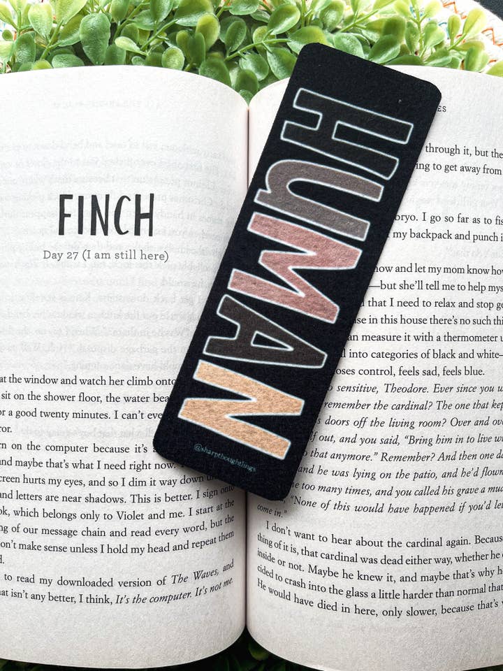 Marque-page en feutre humain pour la vente par Sharp Thoughtlings