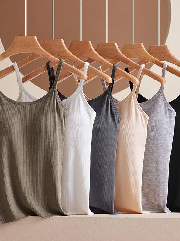 Hope & Sunshine - Wholesale Camisole - Women's - Modal Padded Longline Camisole Top13