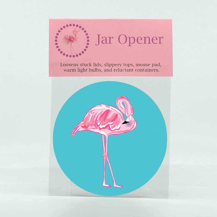 Jar Opener-Pink Flamingo for wholesale by Mike Ring Photography