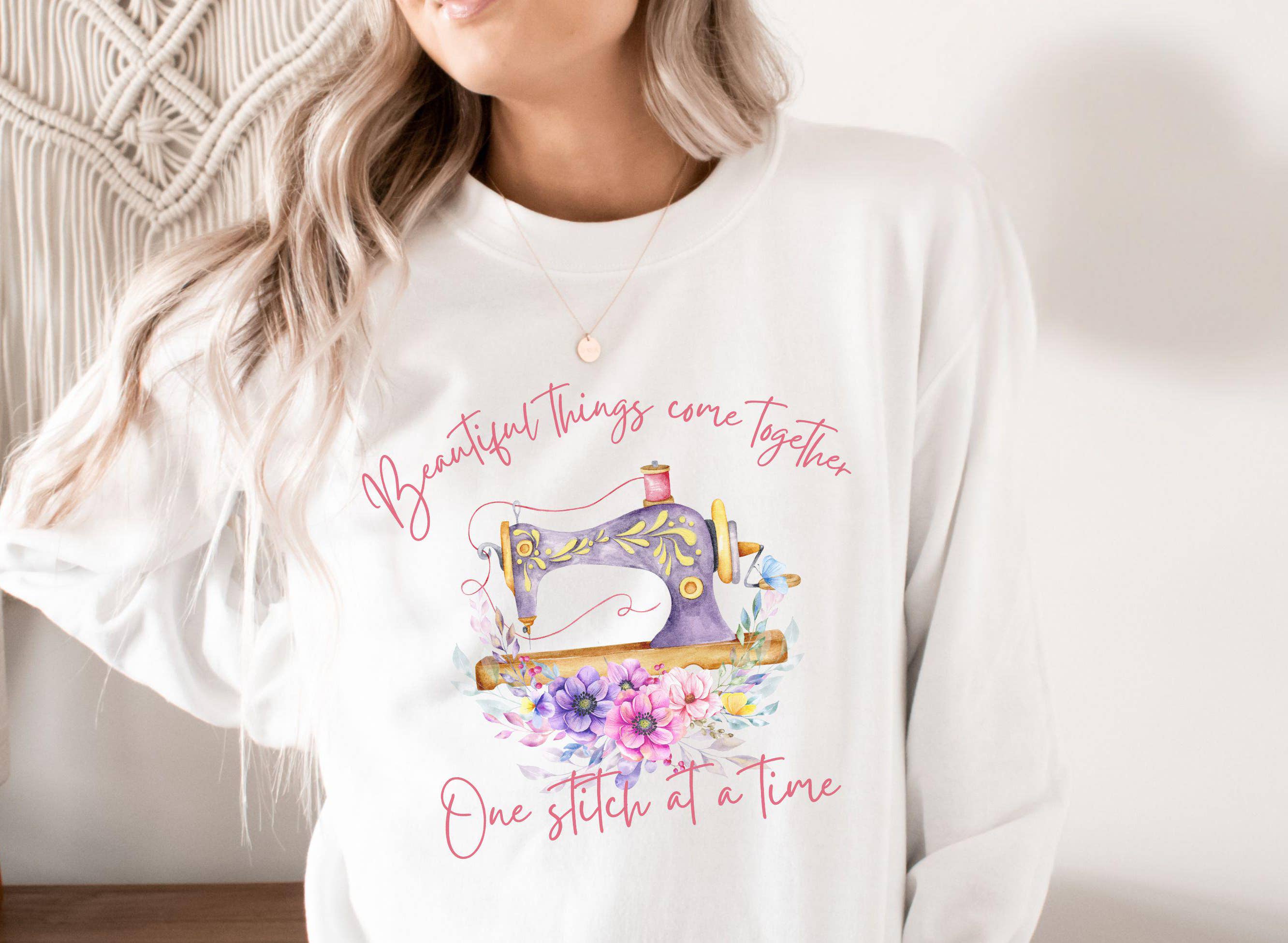 NVC Ecommerce LLC - Wholesale T-Shirt (Graphic) - Women's - Sewing Lover Unisex T-Shirt, Sewing Retreat Sweatshirt 0