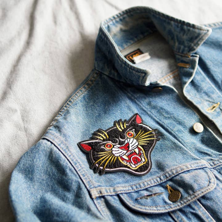 Stuntin Goods - Wholesale Patch - Black Panther Chenille Patch2