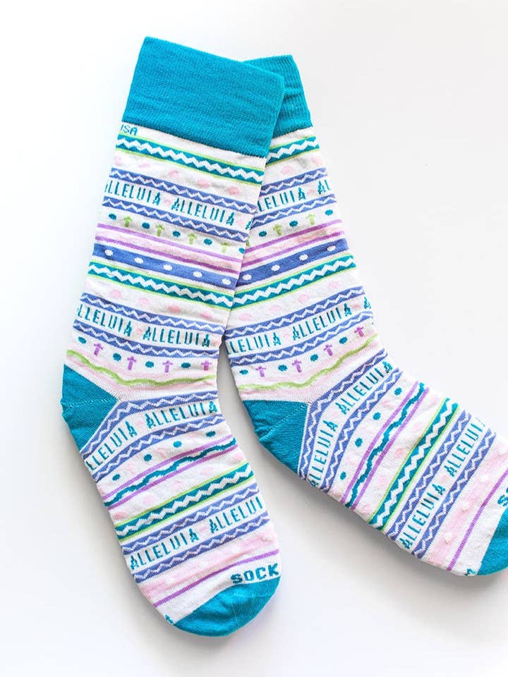 Easter Egg Adult Socks for wholesale by Sock Religious