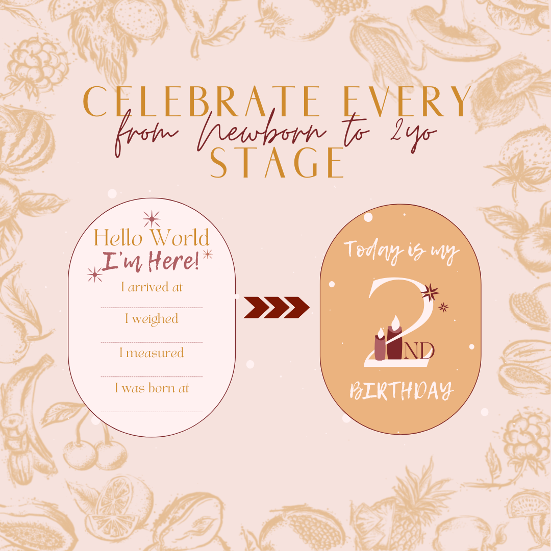 Best Birth Co – wholesale Milestone art/keepsake – Child & baby – BUY 10 Pregnancy BABY Annoucement Gift Milestone Cards3