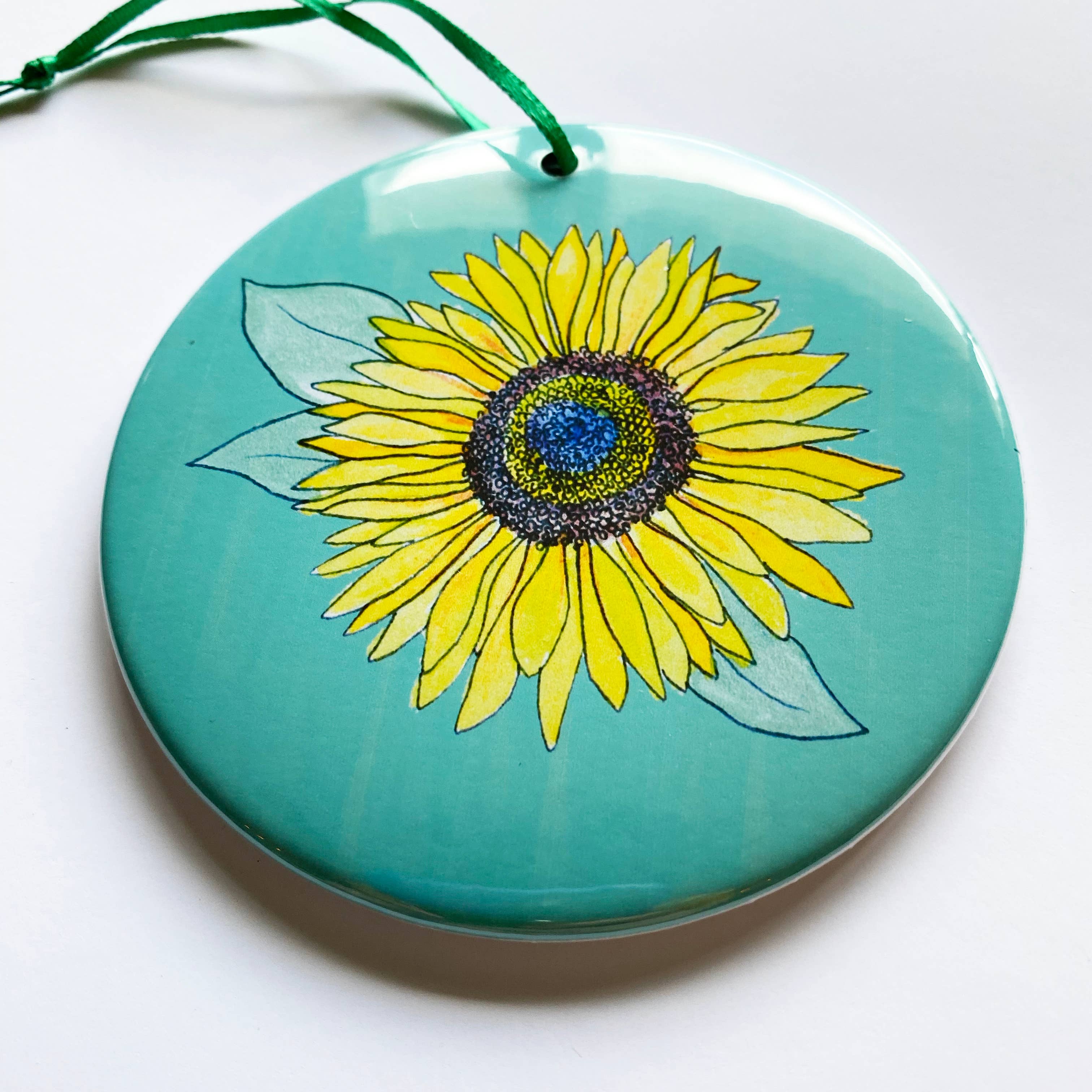 Fox & Crow Paper co. - Wholesale Ornament - Sunflower Ornament /  Christmas Ornament1