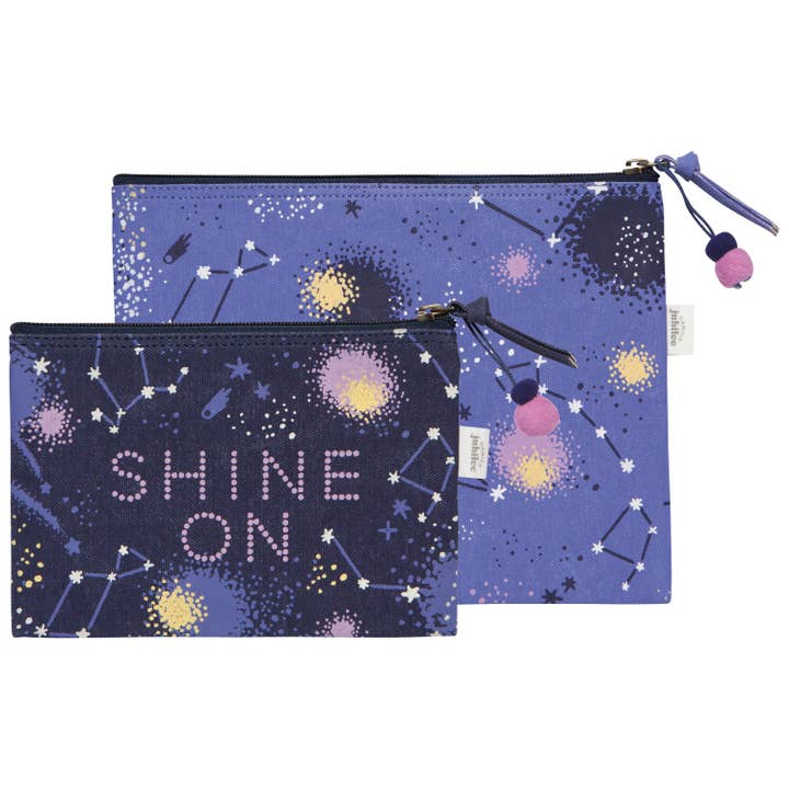 Juego de 2 bolsas con cierre Jubilee Shine para venta al por mayor de Danica Outlet Store