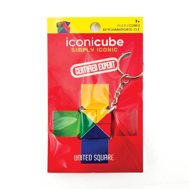 Porta-chaves United Square 2x2 por atacado de ICONICUBE