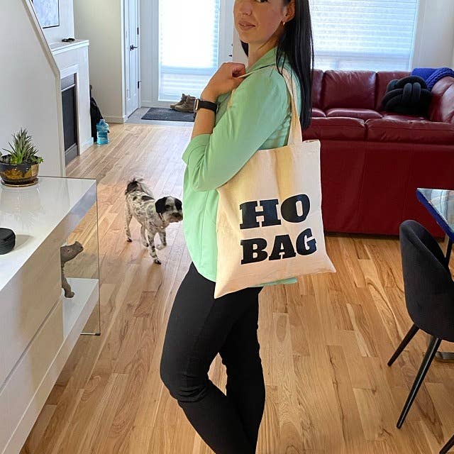 Crimson and Clover Studio - Wholesale Tote Bag - Women's - Ho Bag Funny Tote Bag2