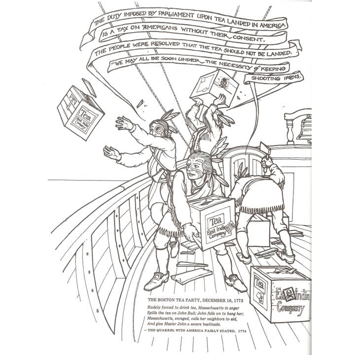 Bellerophon Books - Wholesale Coloring & Activity Book - Adult - A Coloring Book of the American Revolution1