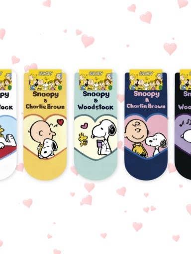 K-Wonderland – wholesale Socks – Women's – Peanuts Snoopy No Show Sneakers Cotton Women Socks12