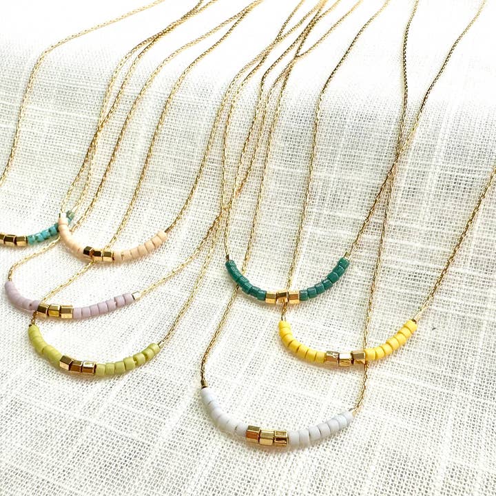 Dainty Minimalist Necklace - "Callisto" for wholesale by Ocean Breakup