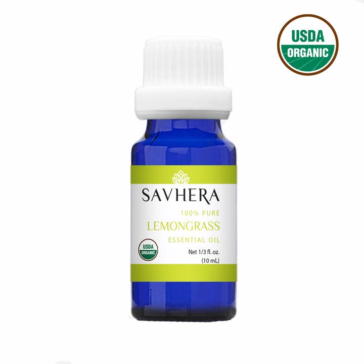Organic Lemongrass Essential Oil for wholesale by Savhera