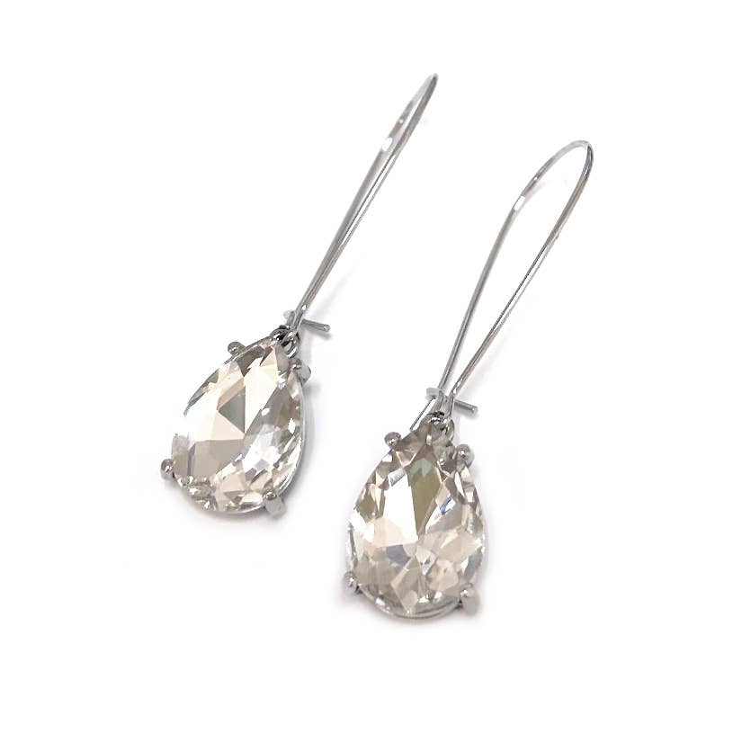 StarryNYC - Wholesale Dangle Earrings - Teardrop Glass Bead 14mm x 18mm w/ Kidney Wire Earrings39