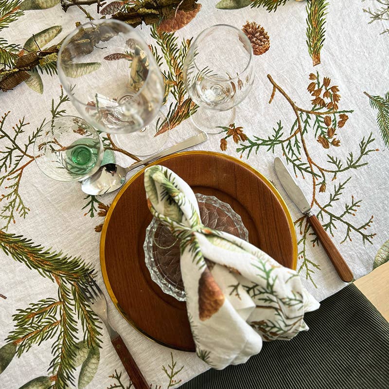 Koustrupco - Wholesale Tablecloth - Pine trees Tablecloth 145x220 cm.4