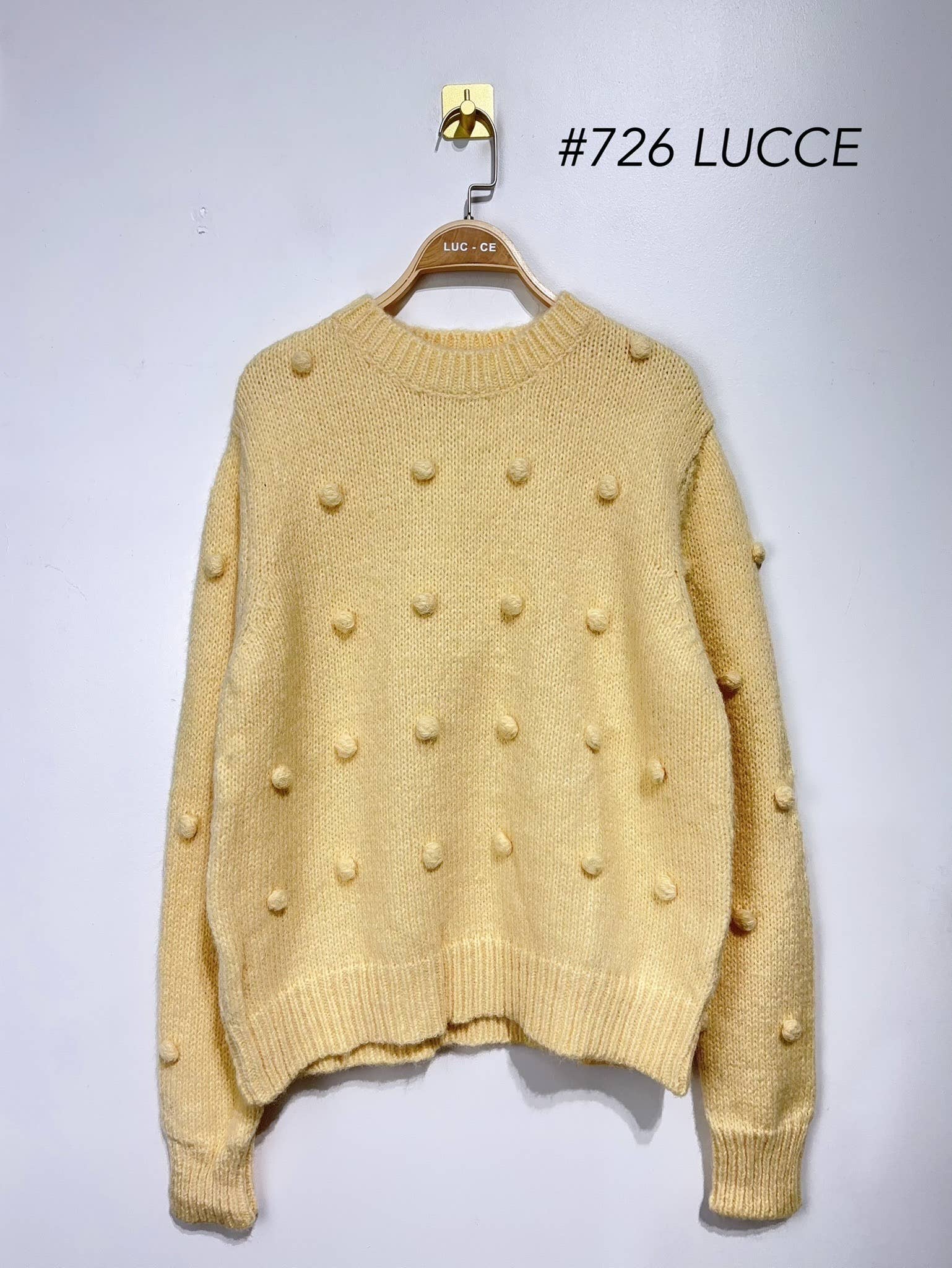 LUCCE - Wholesale Knit Sweater - Women's - Sweater with tassels - PU7266