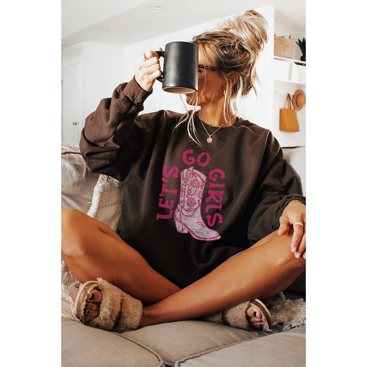 COWGIRL ERA VINTAGE GRAPHIC SWEATSHIRTS for wholesale by Illustrated Society