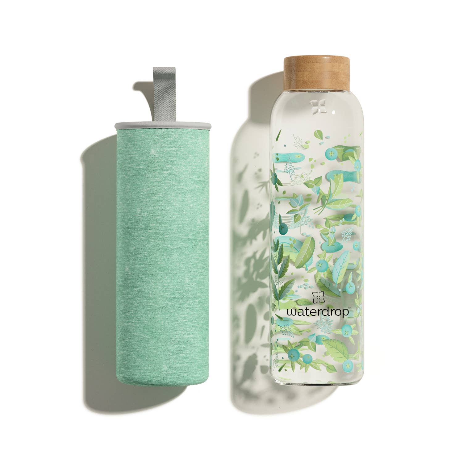 waterdrop® - Wholesale Water Bottle - 20oz Glass Bottle - CLEAN