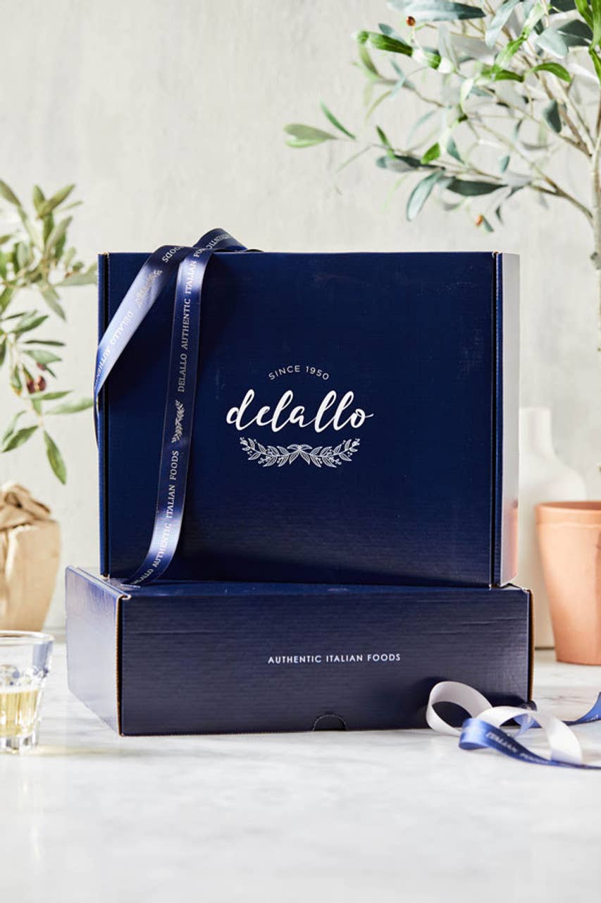 Delallo - Wholesale Food Gift Basket - "Mangia!" Cheese And Salami Gift Collection2