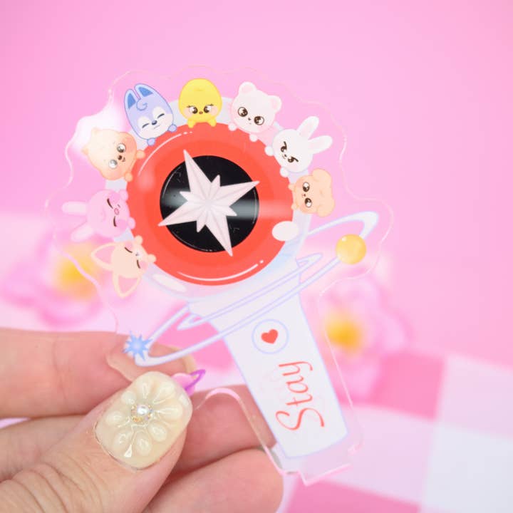 Kawineko – wholesale Dekorativ statyett – Akrylställ Stay Stray Kids ljusstav skzoo kpop3