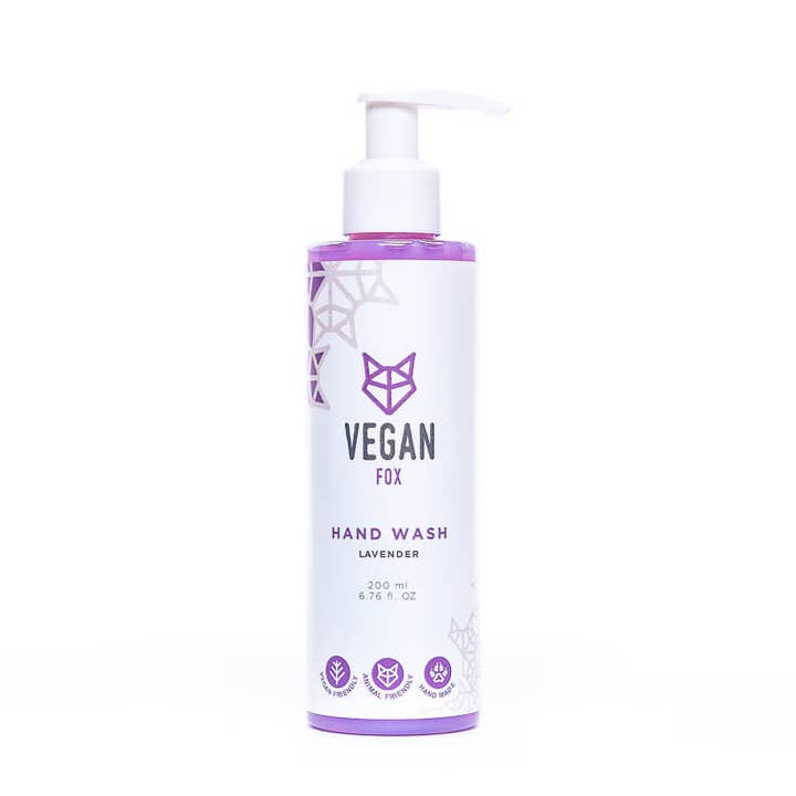 Amber cosmetics Ltd (Vegan Fox) - Wholesale Hand Soap/Wash - Lavender HAND WASH3