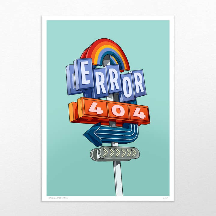 Fout | Kunstdruk voor wholesale door Useless Treasures