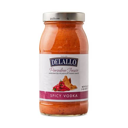 Jarred Spicy Vodka Sauce (Pomodoro Fresco) for wholesale by Delallo