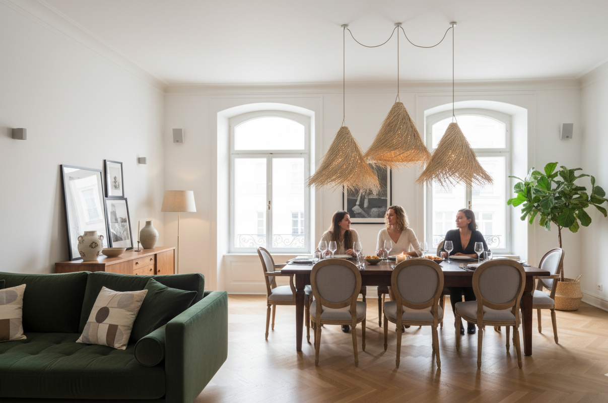 High crafty - Wholesale Chandelier/Hanging Light - Handcrafted Palm Leaf Pendant Light – Pipa Moroccan Hanging 6