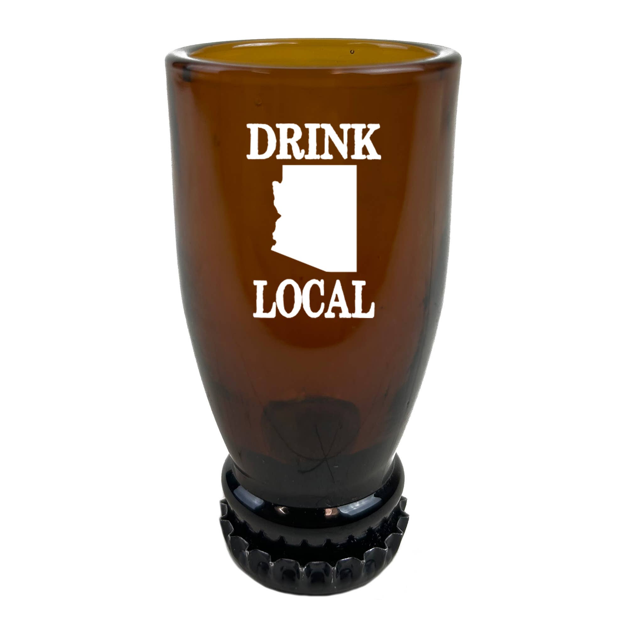 Torched Products - Wholesale Shot Glass - Drink Local Beer Bottle Shot Glass3