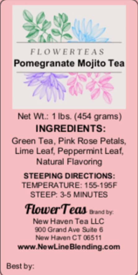 FlowerTeas – Engroshandel Løs te – Løsbladet te i løs vægt 1 lbs Kommerciel brygning Fødevareservice82