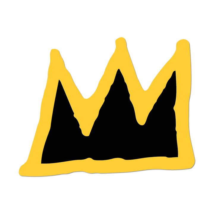 Apply Stickers - Wholesale Sticker - Crown by Basquiat - Die-Cut Sticker0