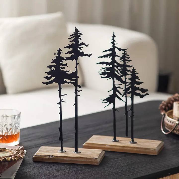 Metal Silhouette Ornaments - Whimsical Desktop Home Decor for wholesale by Huis Van Merken