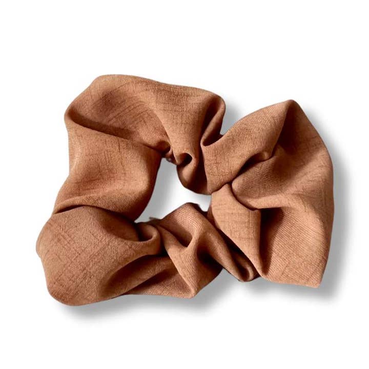 Scrunchie Maxi "Linnen Sand" voor wholesale door Hairjewelz by Elle