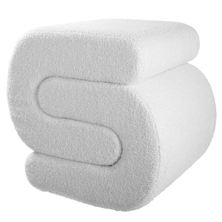 Hocker Griffo weiß H. 46 cm, VE 1 für den Großhandel von Gilde Handwerk Macrander GmbH & Co. KG