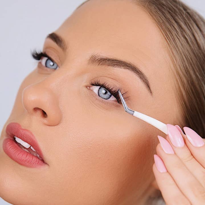 Silly George – Großhandel Pinzetten – Cluster-Wimpernpinzette zum Selbermachen mit Spoolie3